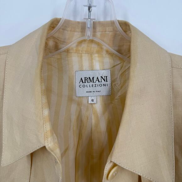 Vintage Armani Collezioni Womens Blazer Jacket Size 10 Made in Italy - Picture 3 of 14